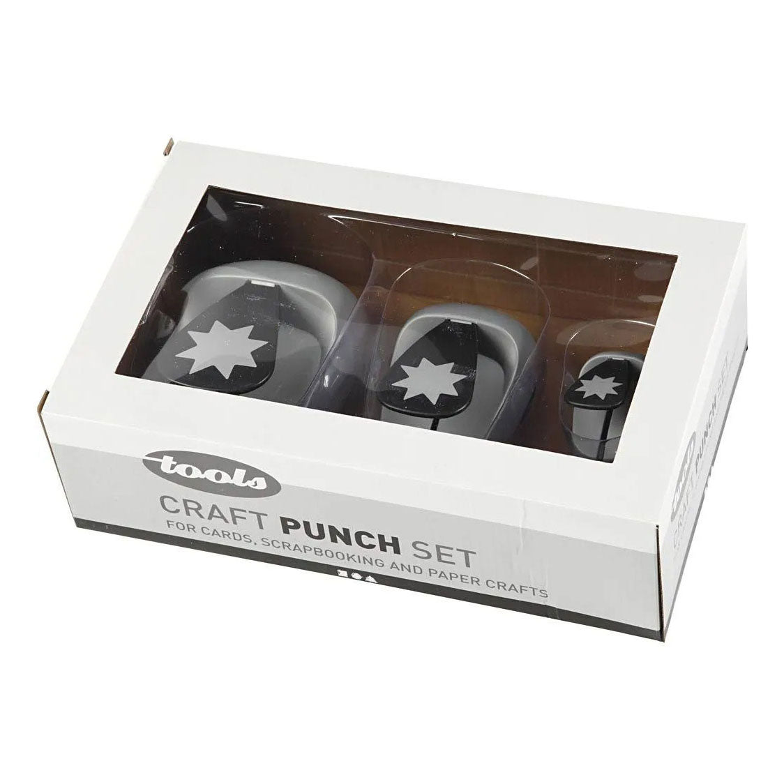 Creative Company Punching Set Graphic Star, 3st.