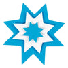 Creativ Company Punching Set Graphic Star, 3st.