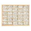 Creativ company houten letterkralen wit a-z, 750st.