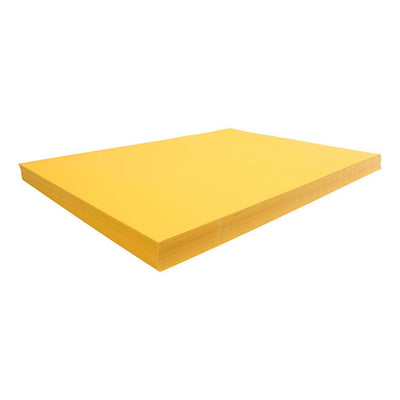 Creativ Company Gekleurd Karton Sun Yellow 270gr, 100 Vellen