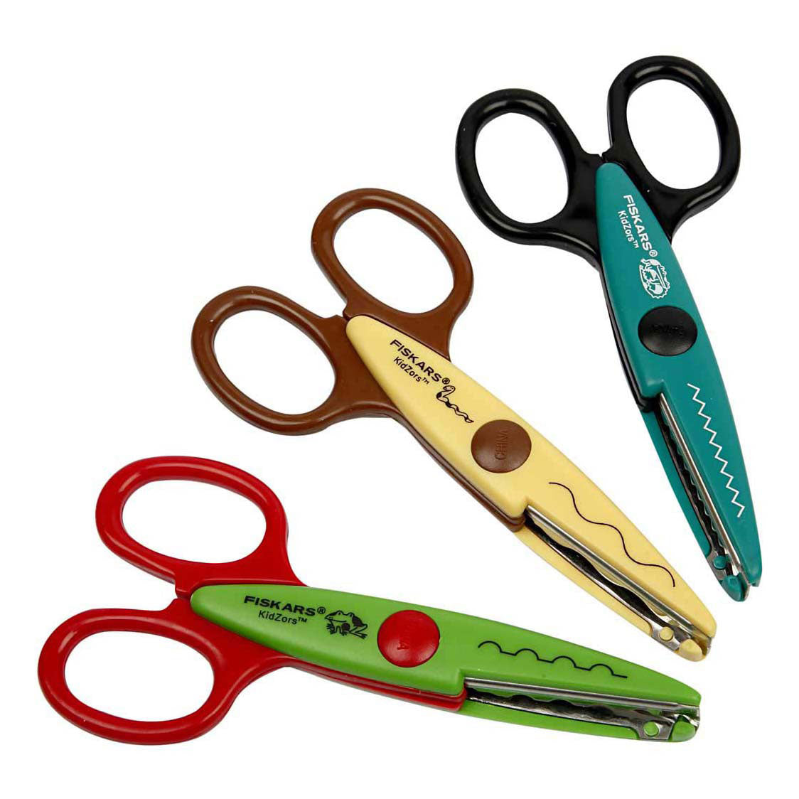 Fiskars kidzors cartels scissors, 3 piece 1 box
