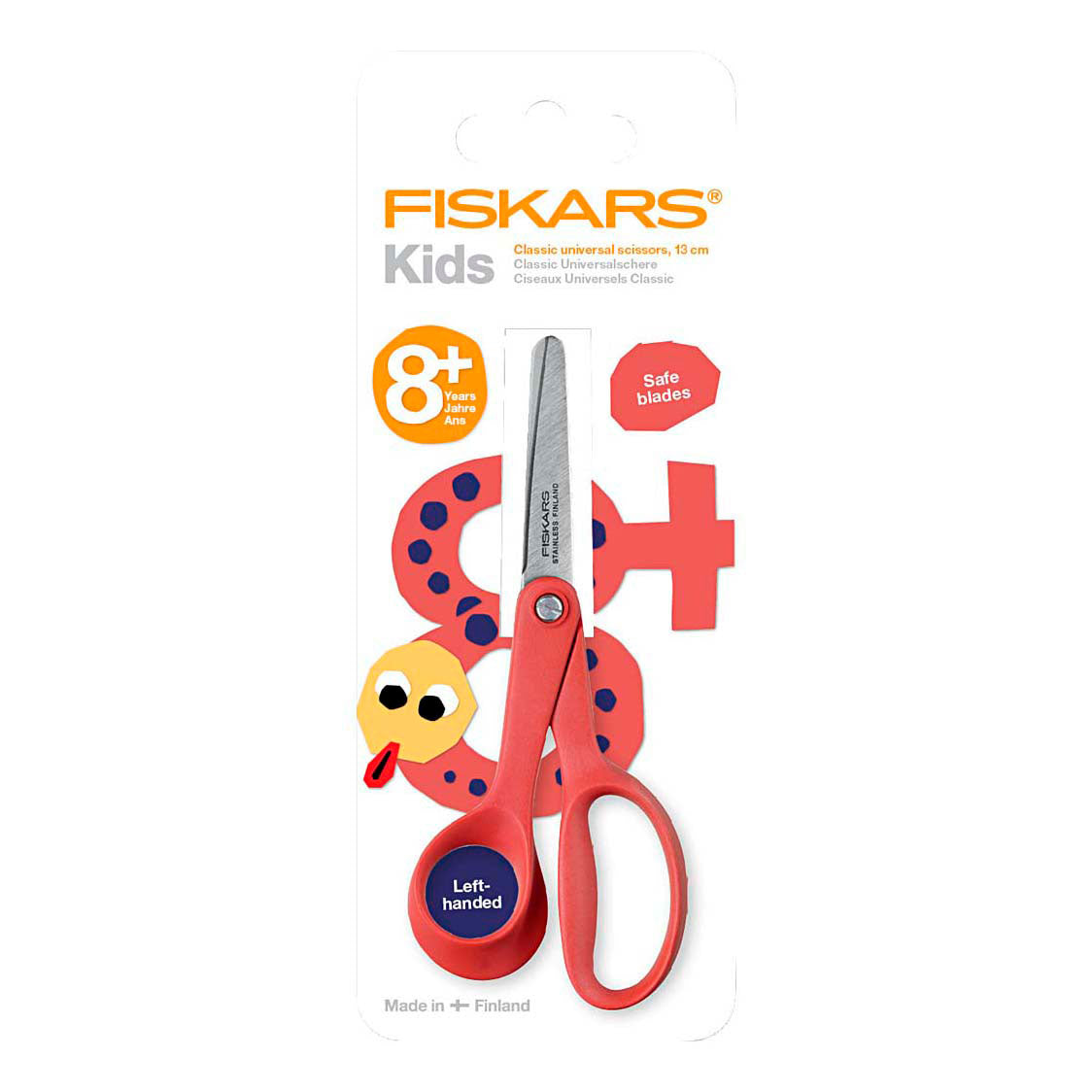 Creativ company fiskars klassieke kinderschaar linkshandig - 14cm