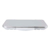 Paleta de pintura Creativ Company con tapa, dimensiones 27x12,7x2,3 cm, plateado, blanco, 1 pieza
