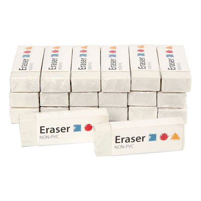 Borrador de empresa Creativ, dimensiones 62x22x10 mm, 20 piezas, 1 caja