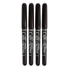 Marcatori calligrafici, spessore della linea 1.4+2,5+3,6+4,8 mm, nero, 4 pezzo 1 scatola