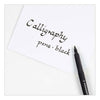 Marcatori calligrafici, spessore della linea 1.4+2,5+3,6+4,8 mm, nero, 4 pezzo 1 scatola