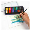 Set acquerelli Colortime, misura 12x30 mm, vari colori, 24 colori 1 scatola