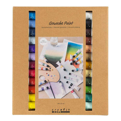 Pittura a guazzo Creative Company, vari colori, 24x20 ml 1 scatola