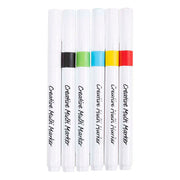 Creativ Company Creative Multi Marker, larghezza tratto 4 mm, vari colori, 6 pezzi 1 scatola - afbeelding 1
