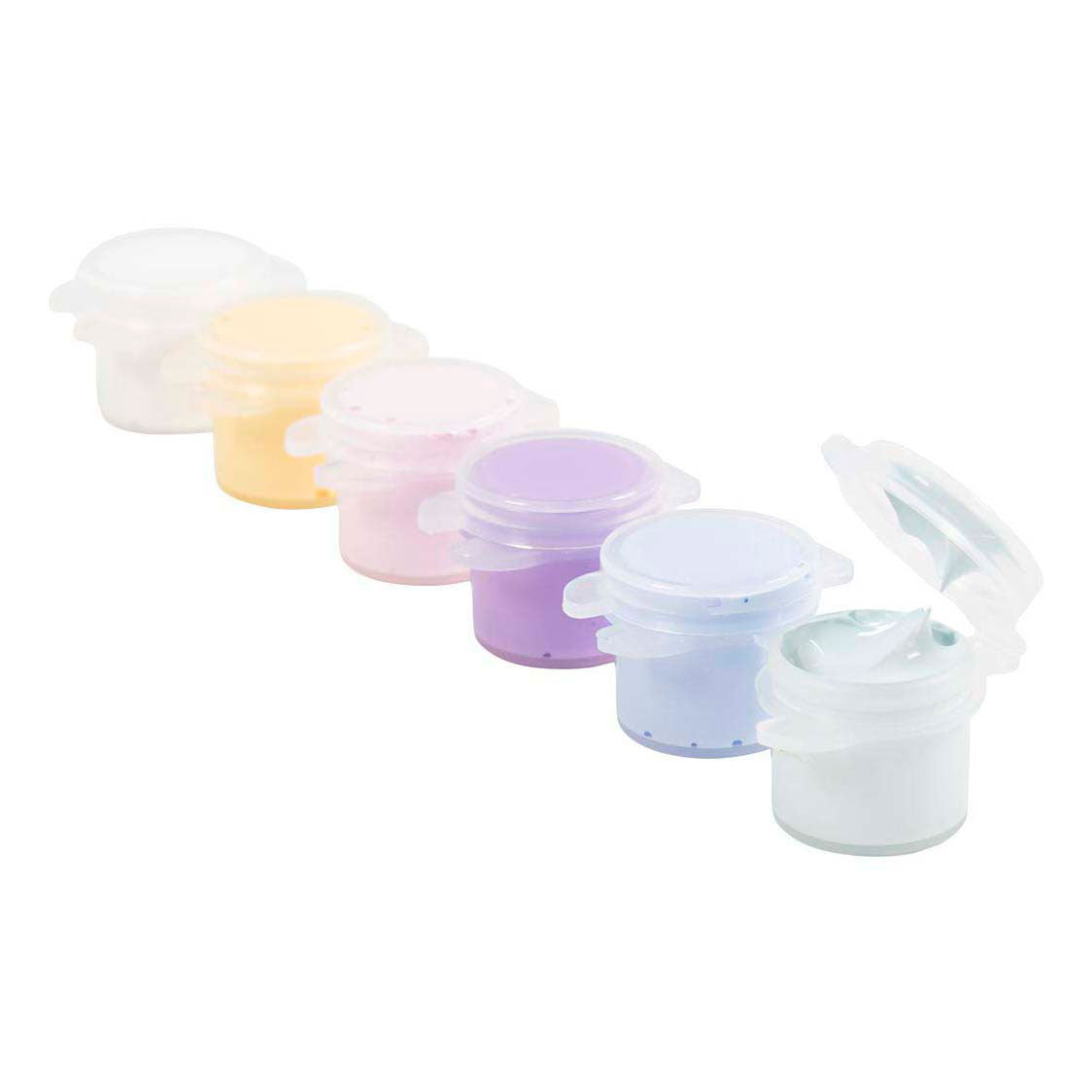 Creativ Company Plus Color Vernice acrilica, colori pastello, 6x5 ml 1 scatola