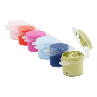 Creativ company plus color acrylverf sterke kleuren - 6x5ml.