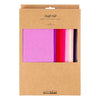 Creativ company hobby fieltro, a4, hoja 210x297 mm, grosor 2 mm, armonía rosa violeta, 10 piezas 1 caja