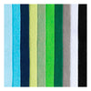 Creativ company hobby fieltro, a4, hoja 210x297 mm, espesor 2 mm, armonía azul verde, 10 piezas 1 caja