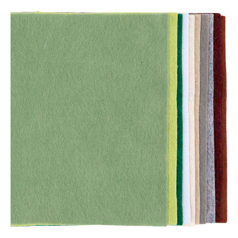 Feltro hobby Creative Company, A4, foglio 210x297 mm, spessore 2 mm, naturale, 10 pezzi 1 scatola