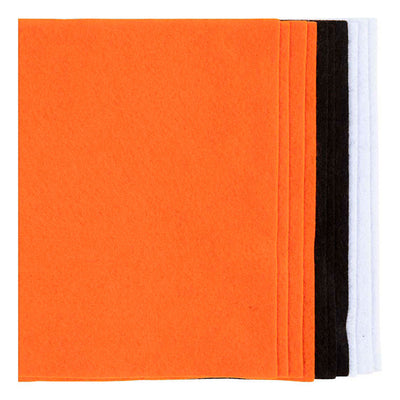 Feltro hobby Creative Company, a4, foglio 210x297 mm, spessore 2 mm, colori halloween, 10 pezzi 1 scatola