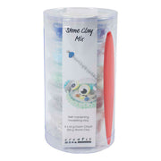 Creativ company stone clay mix, blue green harmony, 1 box - afbeelding 2