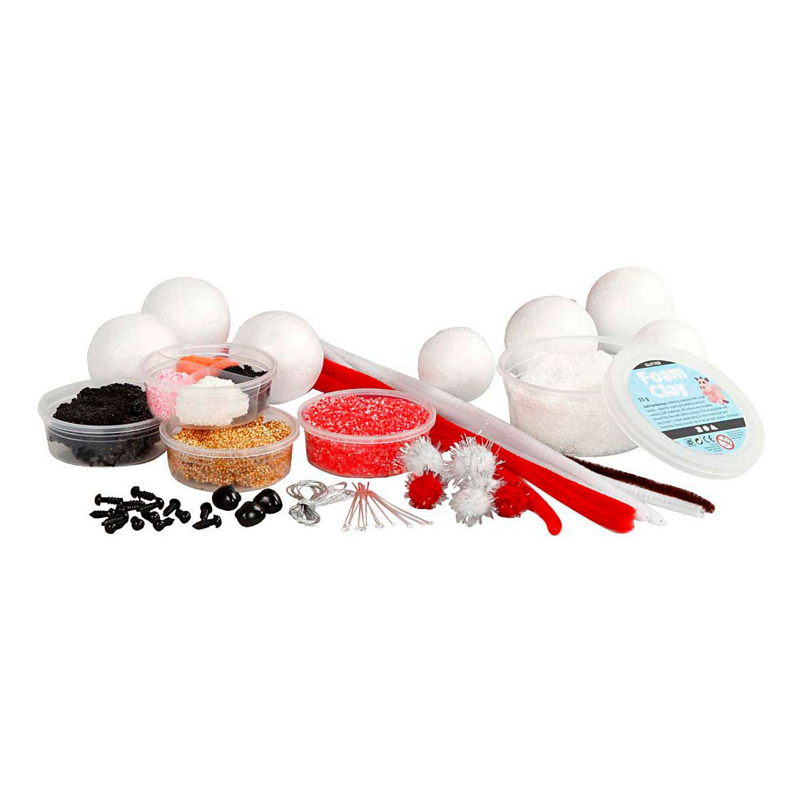 Set hobby per modellare l'argilla in schiuma, 1 set