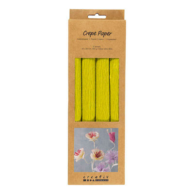 Creativ company crepepapier lichtgroen - 4st.