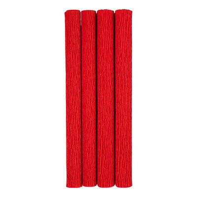 Creativ company crepepapier rood - 4st.