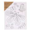Creativ company schildercanvas met print grote vlinder - 24x30cm