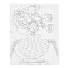 Creativ company lienzo para pintar con estampado, ramo en jarrón, d: 1,6 cm, medidas 24x30 cm, 360 gr, 1 pieza