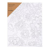 Creativ company lienzo para pintar con estampado, flores, dia: 1,6 cm, medidas 24x30 cm, 360 gr, 1 pieza