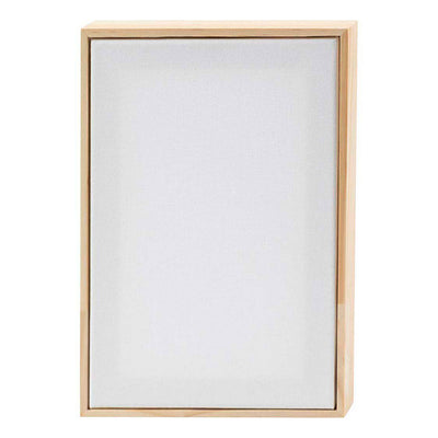 Tela con telaio Creative Company, misura 15,8x23,8 cm, 280 g, bianco, 1 pezzo