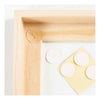 Tela con telaio Creative Company, misura 15,8x23,8 cm, 280 g, bianco, 1 pezzo