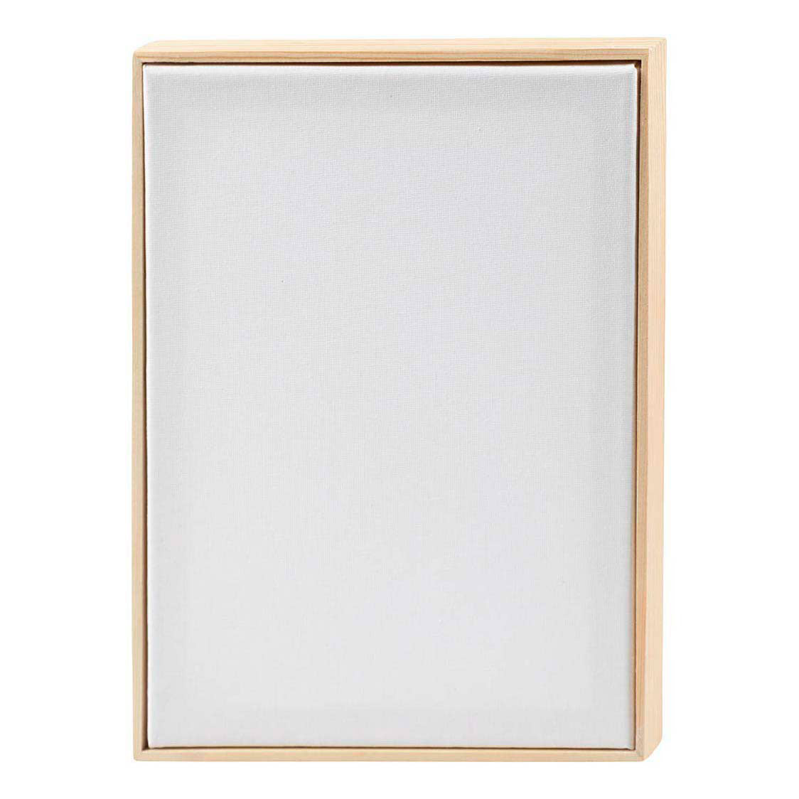 Creativ company lienzo tensado con marco, A4, tamaño 21x29,7 cm, 280 gr, blanco, 1 unidad