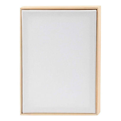 Tela con cornice Creative Company, A4, misura 21x29,7 cm, 280 gr, bianco, 1 pezzo