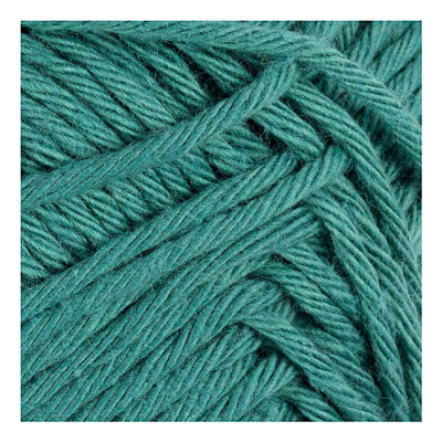 Filato di cotone Creativ Company, taglia 8 8, l: 80-85 m, petrolio, 50 gr 1 gomitolo