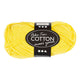 Hilo de algodón Creativ Company, talla 8 8, l: 80-85 m, amarillo, 50 g 1 ovillo