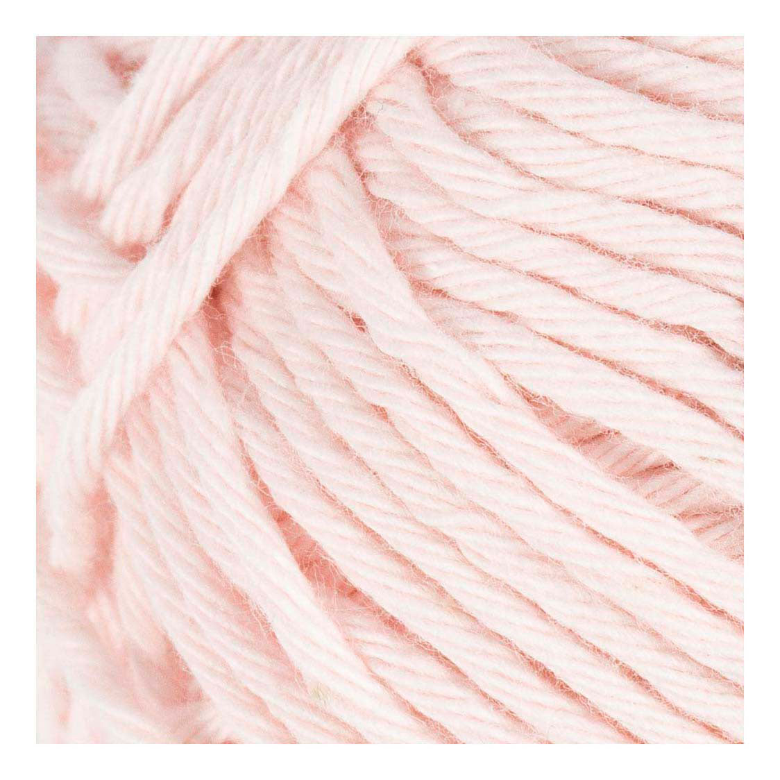 Hilo de algodón Creativ Company, talla 8 8, largo: 80-85 m, rosa polvoriento, 50 g 1 ovillo