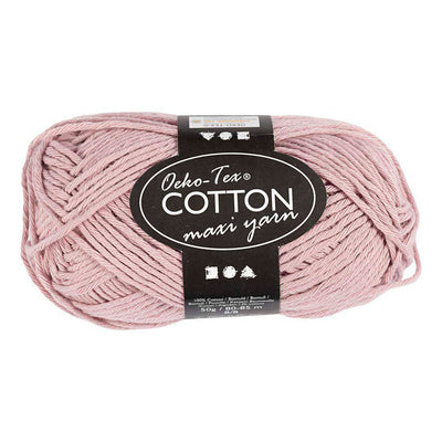 Filato di cotone Creativ Company, taglia 8 8, l: 80-85 m, lavanda, 50 g 1 gomitolo
