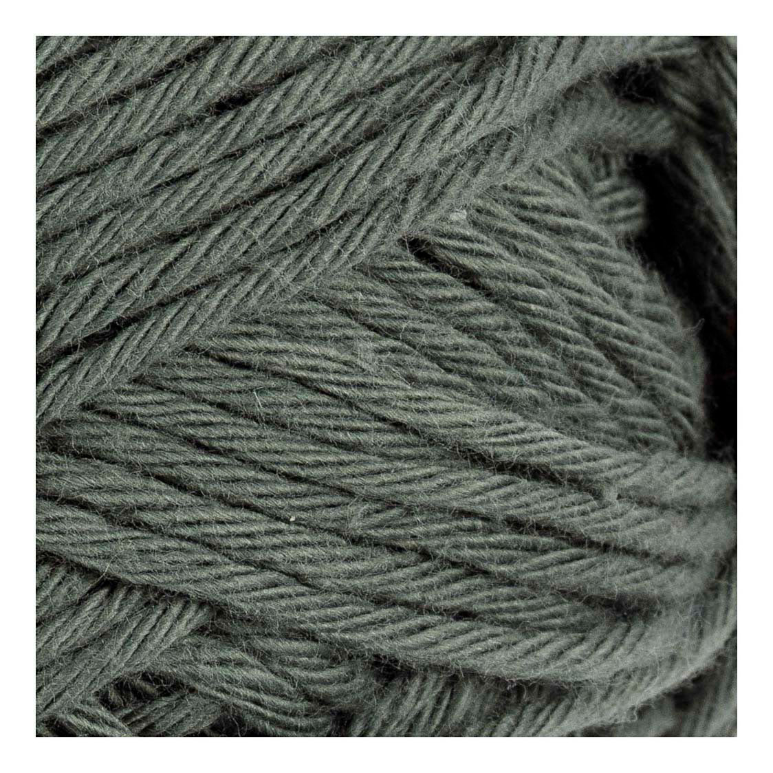 Hilo de algodón Creativ company, talla 8 8, largo: 80-85 m, gris, 50 g 1 ovillo