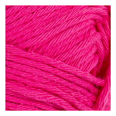 Filato di cotone Creativ Company, taglia 8 8, l: 80-85 m, rosa, 50 g 1 gomitolo