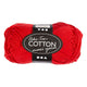 Hilo de algodón Creativ Company, talla 8 8, l: 80-85 m, rojo oscuro, 50 g 1 ovillo