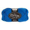 Hilo de algodón Creativ Company, talla 8 8, l: 80-85 m, azul cobalto, 50 g 1 ovillo