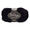 Creativ company katoengaren afm 8 8 l: 80-85 m zwart - 50gr.