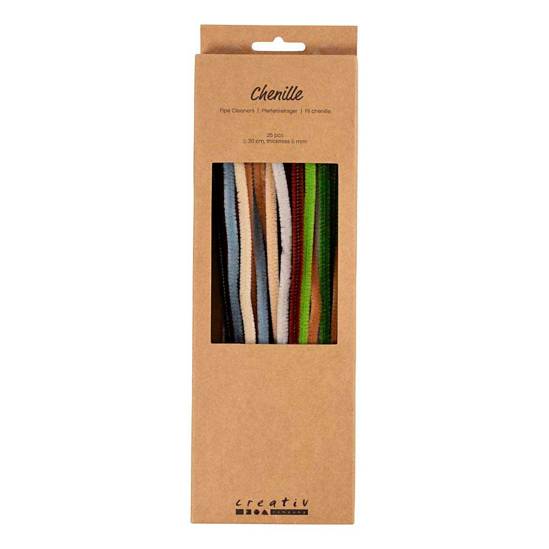 Ciniglia Creative Company, l: 30 cm, spess. 6 mm, naturale, 25 pezzi 1 scatola