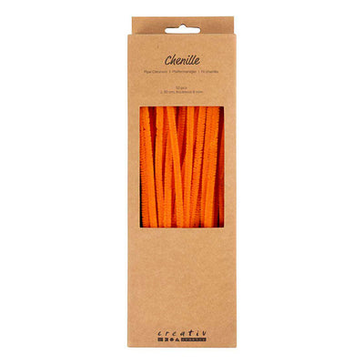 Ciniglia Creative Company, l: 30 cm, spess. 6 mm, arancione, 50 pezzi 1 scatola