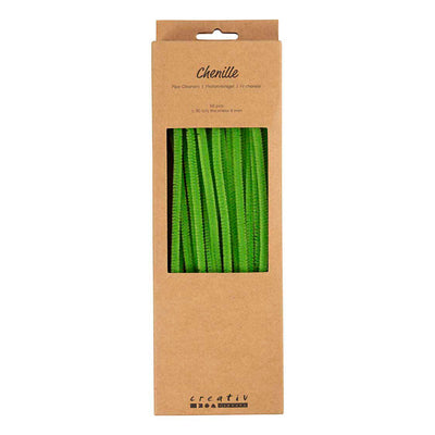 Ciniglia Creative Company, l: 30 cm, spess. 6 mm, verde lime, 50 pezzi 1 scatola