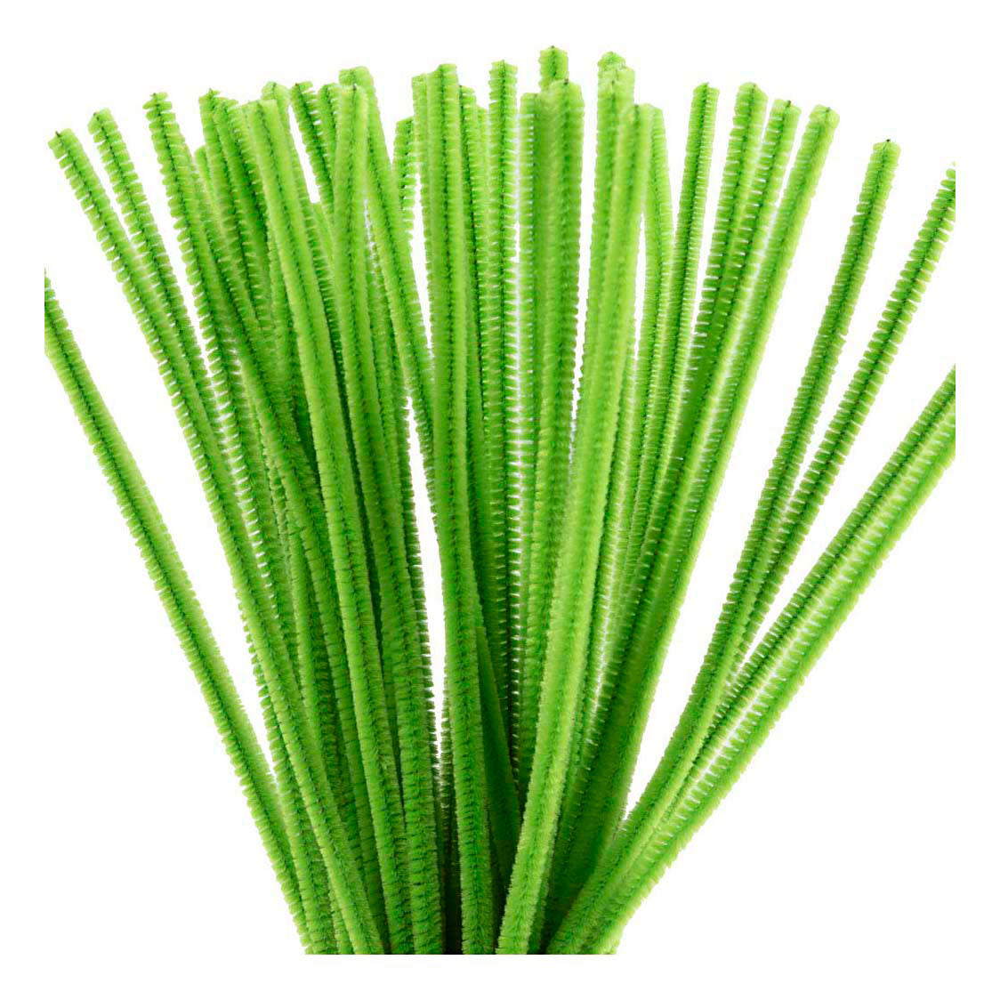Ciniglia Creative Company, l: 30 cm, spess. 6 mm, verde lime, 50 pezzi 1 scatola