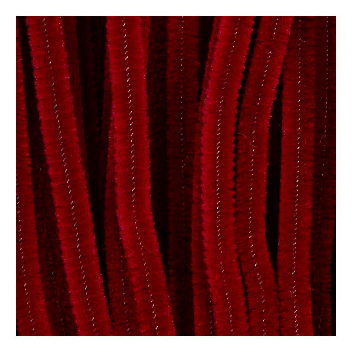 Ciniglia Creative Company, l: 30 cm, spess. 6 mm, rosso scuro, 50 pezzi 1 scatola