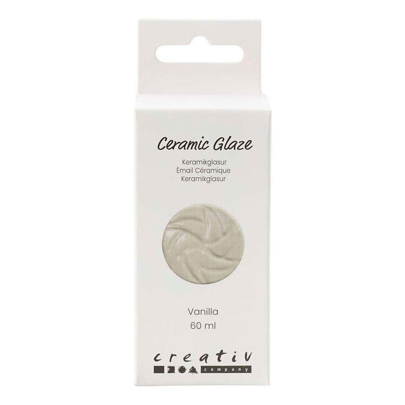 Esmalte cerámico Creativ Company, 984-1101 °c, opaco, vainilla, 60 ml 1 botella
