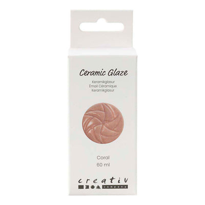 Smalto ceramico Creative Company, 984-1101 °C, opaco, corallo, 60 ml 1 bottiglia