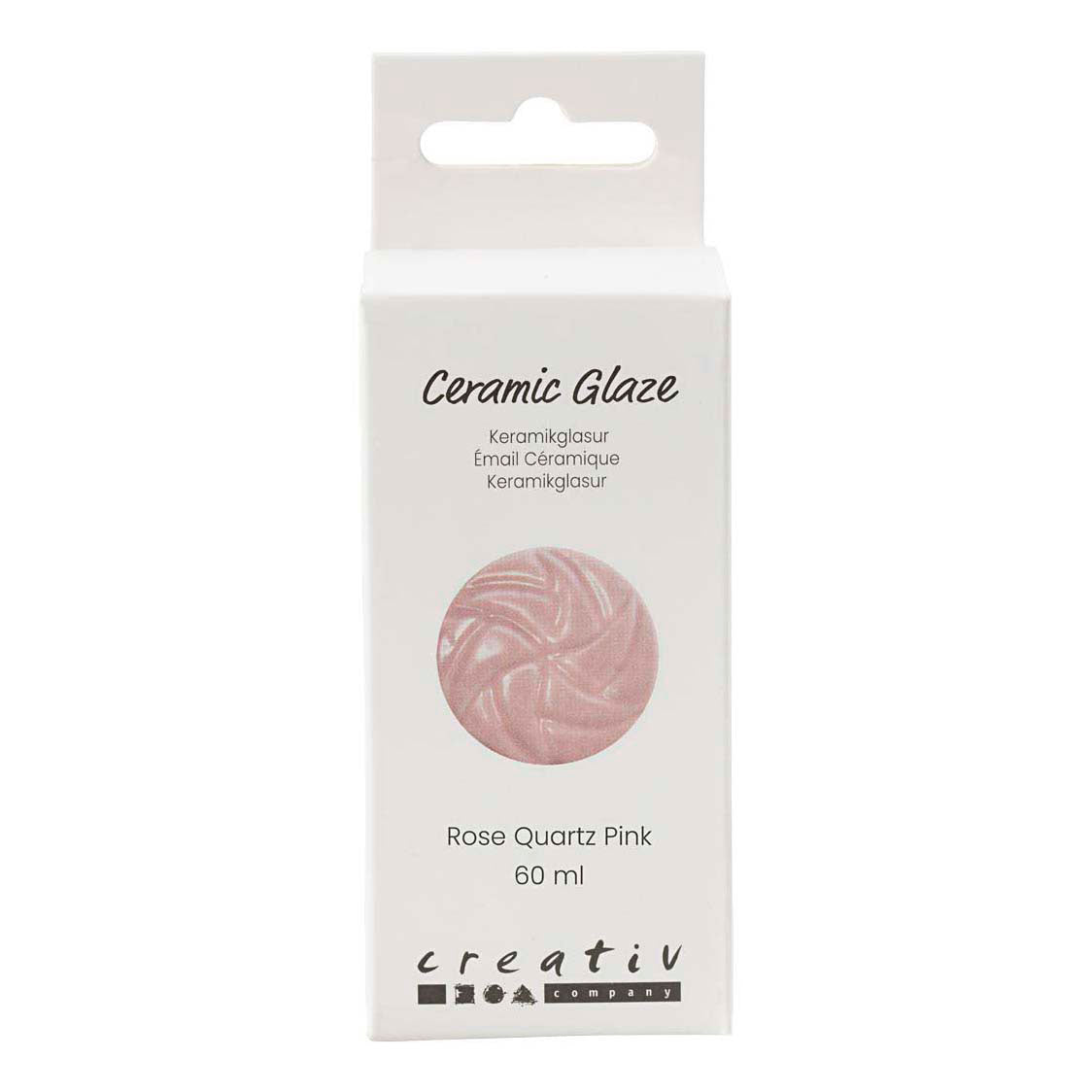 Creativ company ceramic glaze 984-1101 c opaque pink - 60ml