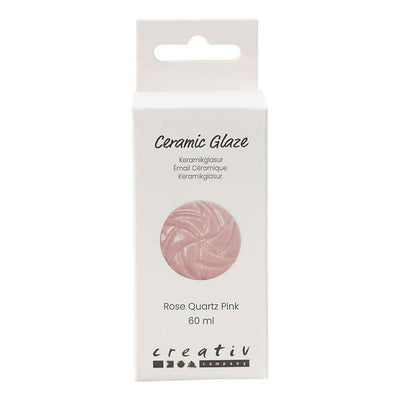 Creativ company keramiek glazuur 984-1101 c dekkend rose - 60ml