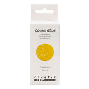 Creativ company keramiek glazuur 984-1101 c dekkend cad yellow - 60ml - afbeelding 1