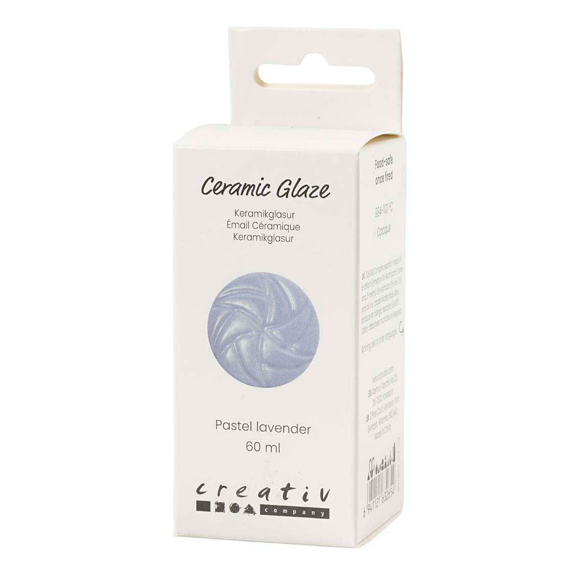 Smalto ceramico Creativ Company, 984-1101 °C, opaco, lavanda pastello, 60 ml 1 bottiglia